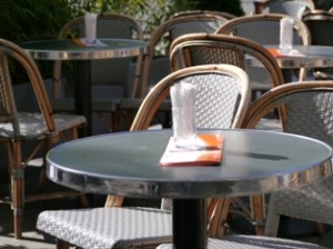 カフェ フランス語 レッスン、フランス旅行のイメージ、カフェ